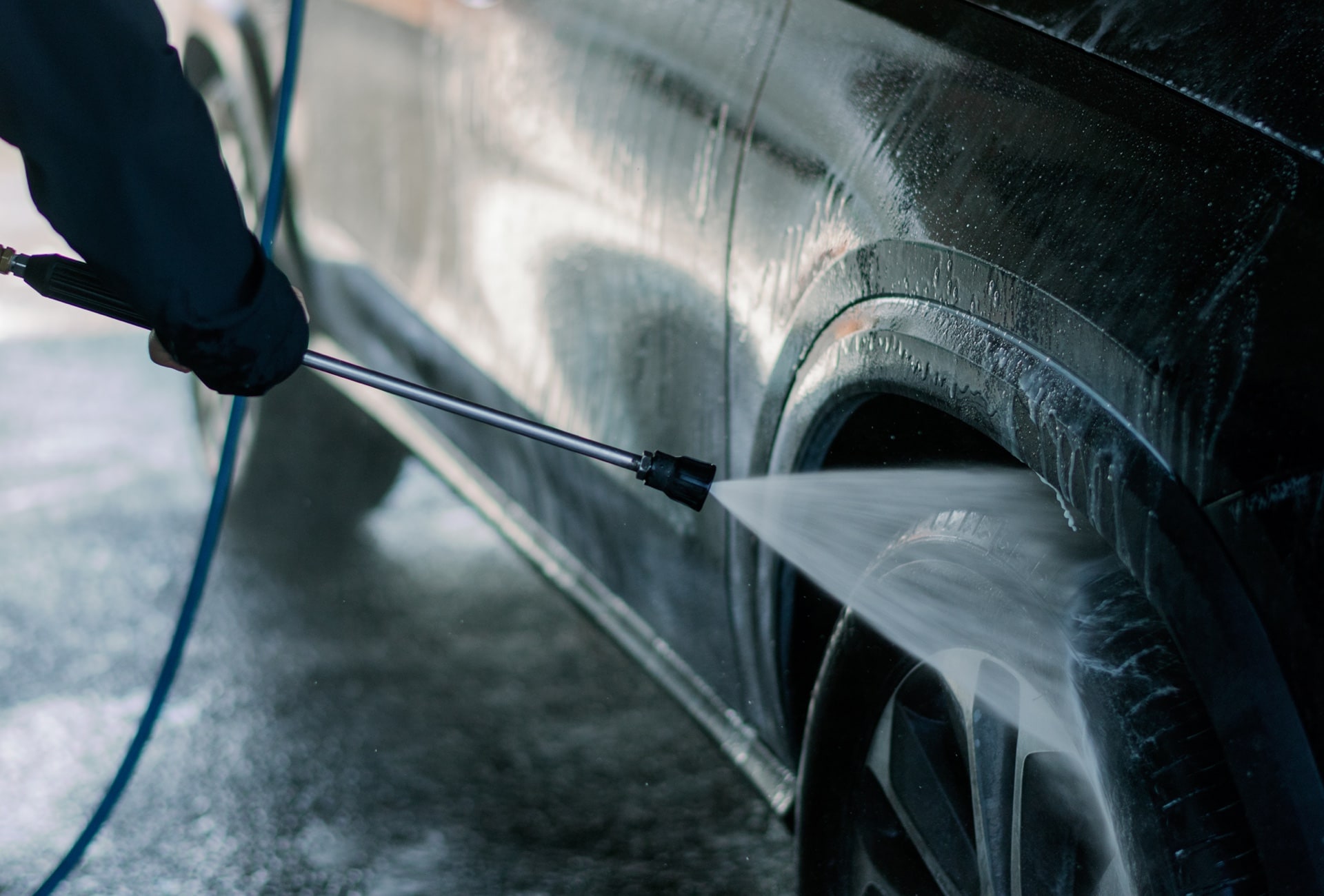 Careful exterior car detailing